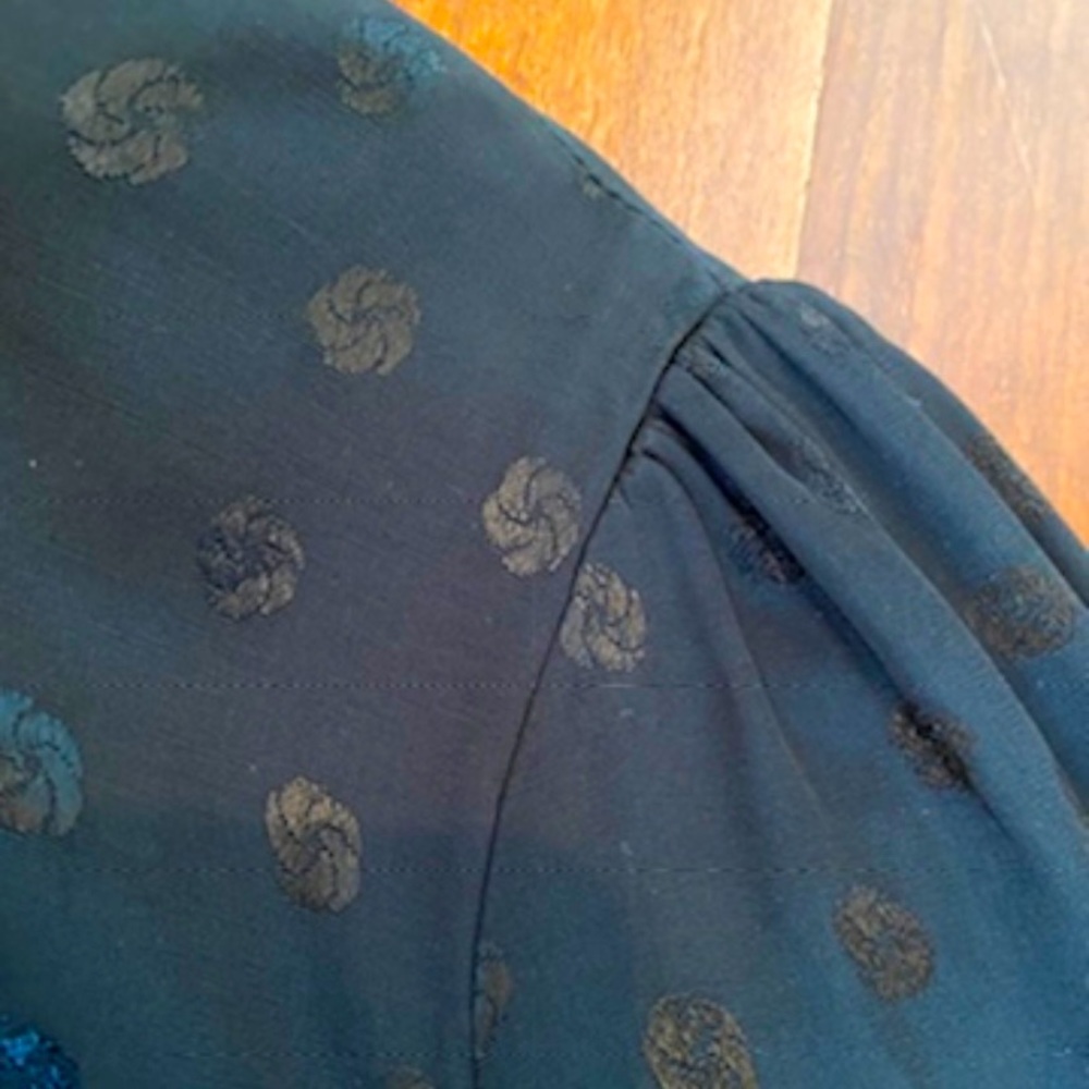 NWOT J Crew Jacquard Floral Dot Shift Dress, Size 2 - Picture 6 of 11